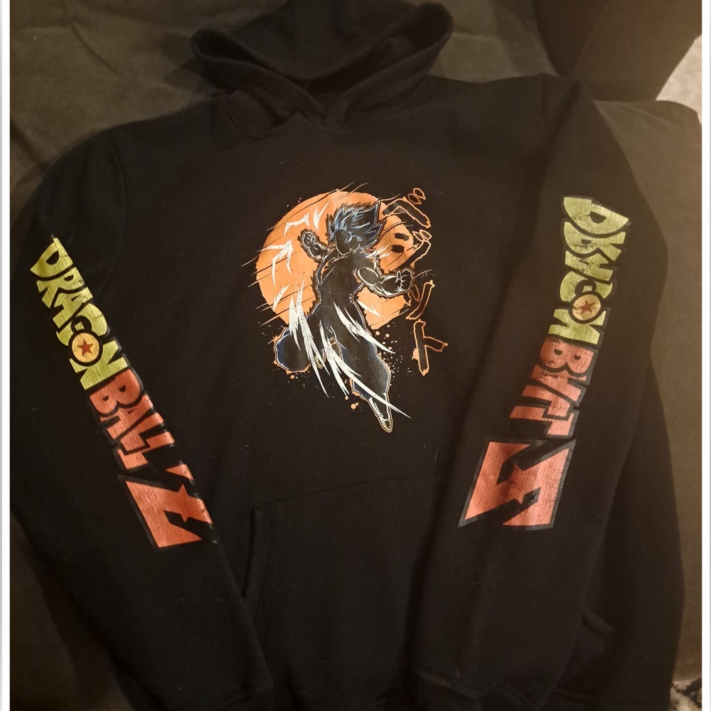 Dragon ball Z Vegito vintage black hoodie size XL